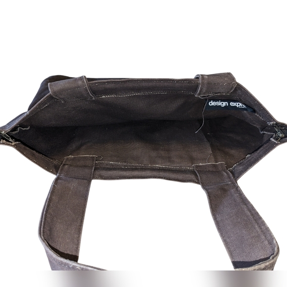 Black Canvas Tote Bag - Picture 4 of 8